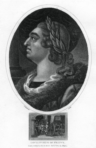 Luis XV, Rey de Francia, 1805 de J. Chapman