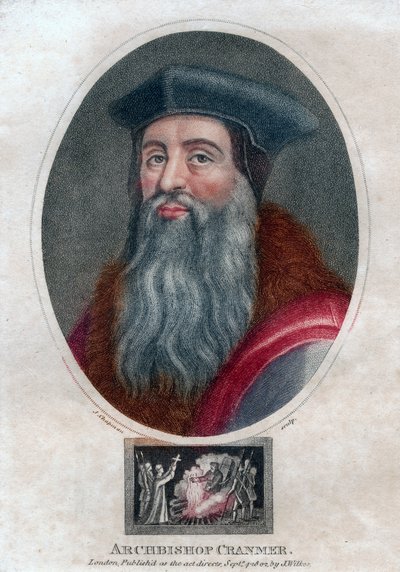 Thomas Cranmer, Arzobispo de Canterbury, 1802 de J. Chapman
