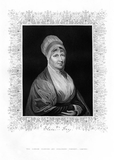 Elizabeth Fry, filántropa británica, siglo XIX de J. Cochran