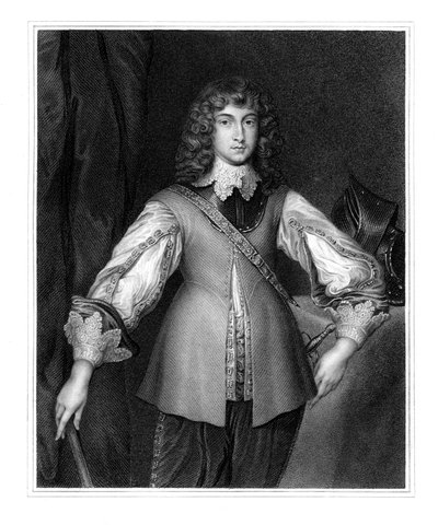 Príncipe Rupert, comandante de caballería realista de la Guerra Civil Inglesa de J. Cochran