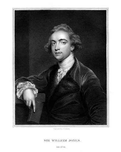 Sir William Jones, orientalista, filólogo y jurista inglés, 1832 de J. Cochran