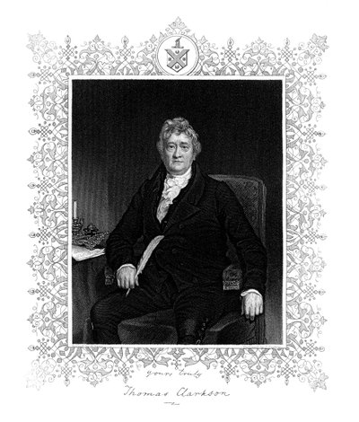 Thomas Clarkson, político inglés y activista contra la esclavitud de J. Cochran