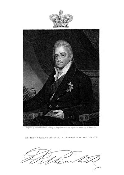 Guillermo IV, Rey de Gran Bretaña e Irlanda y de Hannover, siglo XIX de J. Cochran