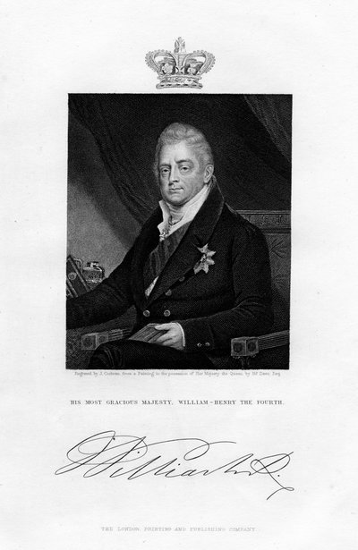 Guillermo IV, Rey del Reino Unido, siglo XIX de J. Cochran