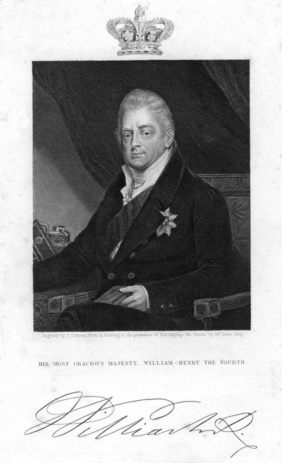 Guillermo IV del Reino Unido, siglo XIX de J. Cochran