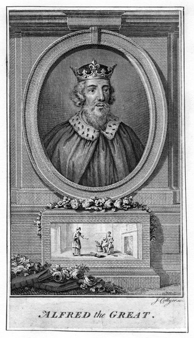 Alfredo el Grande, siglo XVIII de J. Collyer