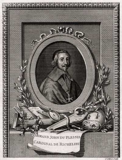 Armand Jean Du Plessis, Cardenal y Duque de Richelieu, 1775 de J. Collyer