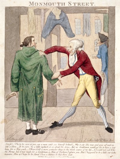 Monmouth Street. ¡No apto!, 1789 de J Cooke