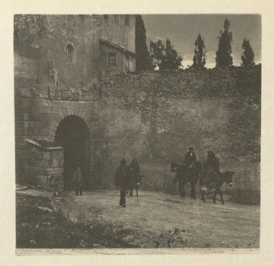 Trabajo de cámara: Una puerta - Segovia de J. Craig Annan