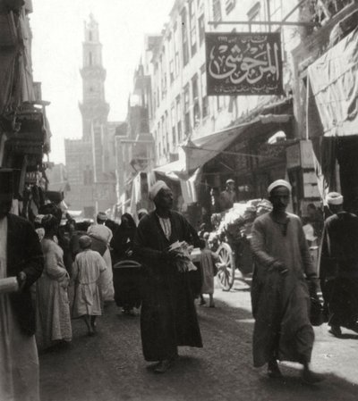 Bazar de El Ghoria, El Cairo, Egipto, siglo XX de J. Dearden Holmes