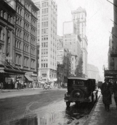 Broadway y el edificio Times, Ciudad de Nueva York, EE.UU., siglo XX de J. Dearden Holmes