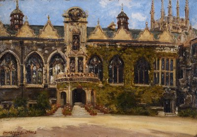 Oriel College de J. Edward Homerville Hague
