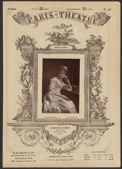 Teatro de París: Clementine Schmidt de J. Émile Tourtin