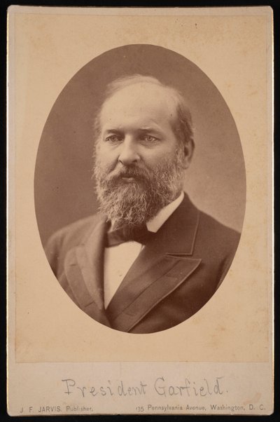 Retrato de James Abram Garfield de J F Jarvis