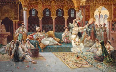 Una danza de harén de J. G. Delincourt