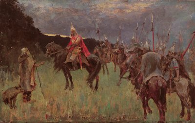 La canción de Oleg el Sabio (óleo sobre lienzo) de J. G. Myasoyedov