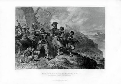 Rescate del cuerpo del coronel Edward Baker, Batalla de Balls Bluff, Virginia, 1862-1867 de J. Godfrey