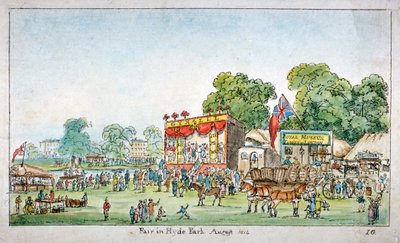 Feria en Hyde Park, Westminster, Londres de J Gordon