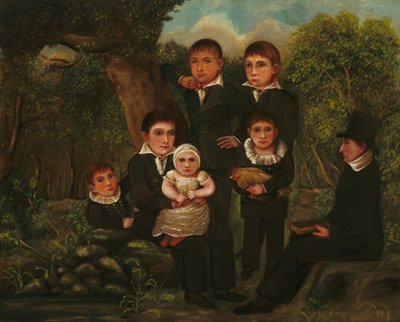 Abraham Clark y sus hijos de J. H.