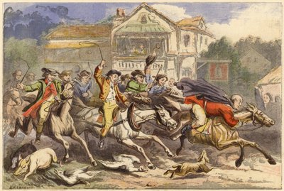 El famoso paseo de John Gilpin de J. H. Nicholson