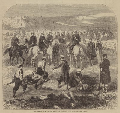 El armisticio después de la batalla del Tchernaya de J. H. Nicholson