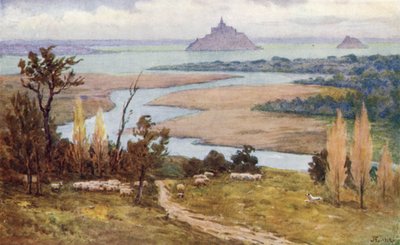 Desde el Jardin des Plantes, Avranches (litografia en color) de J. Hardwicke Lewis