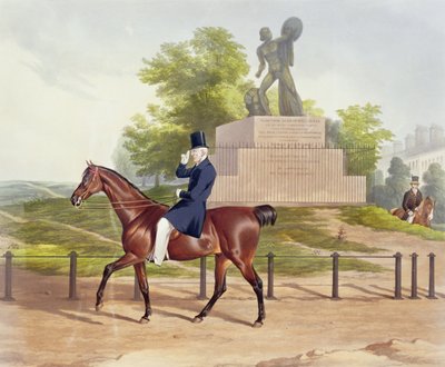Una vista en Hyde Park, grabado por J. Wilson, 1852 de J. Harrison