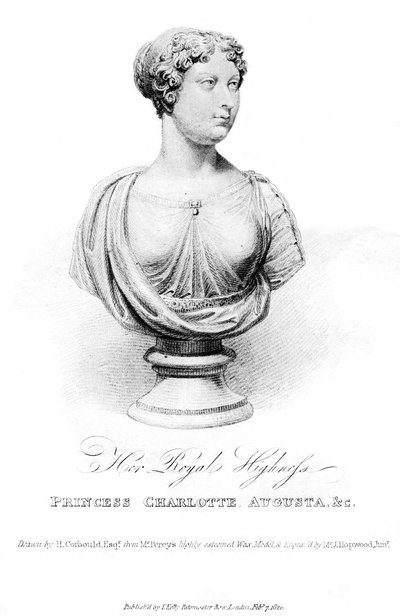Princesa Carlota Augusta, 1820 de J. Hopwood