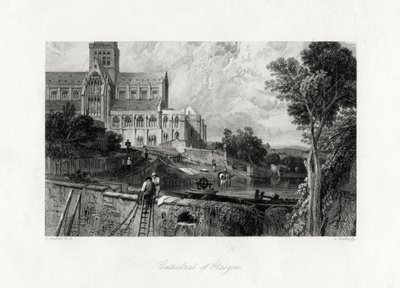 Catedral de Glasgow, Escocia, siglo XIX de J. Horsburgh
