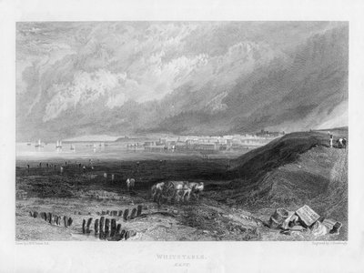 Whitstable, Kent, siglo XIX de J. Horsburgh