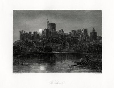 Castillo de Windsor, Berkshire, siglo XIX de J. Horsburgh