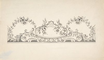 Diseño para decoración de panel, 1828-40 de J Hulme