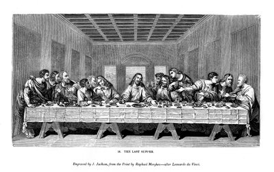 La Última Cena, 1843 de J. Jackson