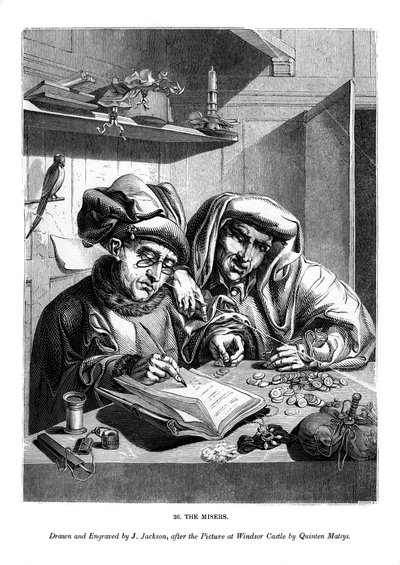Los avaros, c1480-1530 1843 de J. Jackson