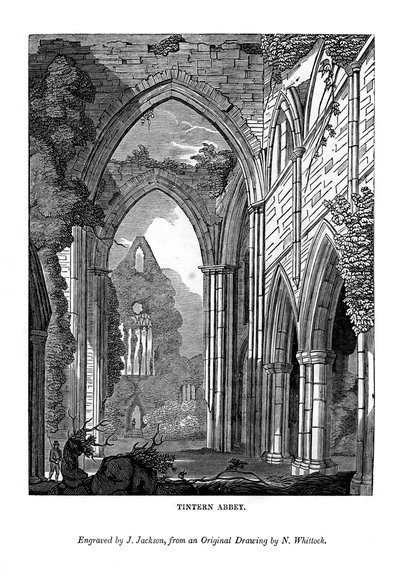 Abadía de Tintern, 1843 de J. Jackson