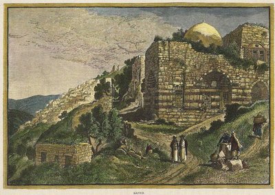 Safed. De: Palestina pintoresca, Sinaí y Egipto de J. Johnstone