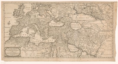 mapa del mundo antiguo El viejo mundo para una mejor comprensión de las historias antiguas (título sobre el objeto) de J. Keiser