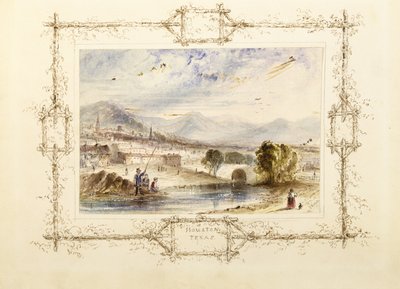 Vista de Houston, c. 1846 de J. Kick