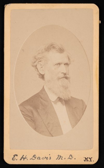 Retrato de Edwin Hamilton Davis 1811-1888, antes de 1888 de J Kraft