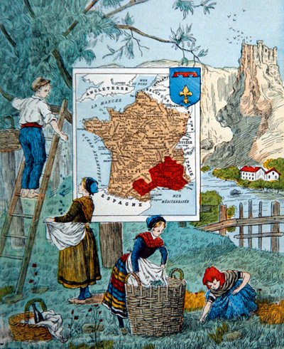 Provenza, ilustración para 