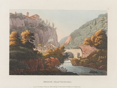 Puente cerca de Vicovaro de J. Merigot