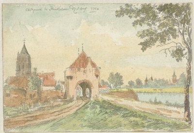 El Oostpoort en Heukelom de J. Molijn