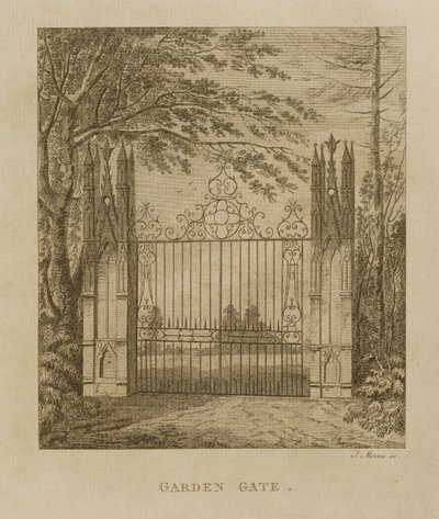 Puerta del Jardín en Strawberry Hill de J. Morris