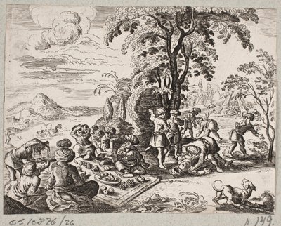 Ilustración de Adam Olearius, "Rosal persa de un poeta ingenioso Schich Saadi", Schleswig 1660 de J. Muller