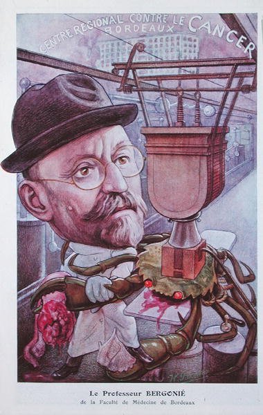 Profesor Jean-Alban Bergonie de la Facultad de Medicina en Burdeos, de 