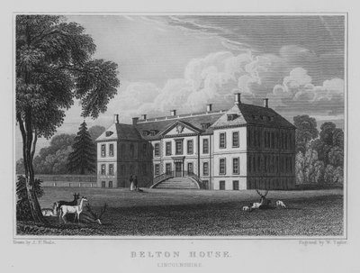 Belton House, Lincolnshire de John Preston Neale