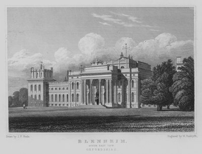 Blenheim, Vista Sureste, Oxfordshire de John Preston Neale