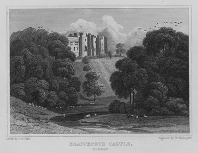 Castillo de Brancepeth, Durham de John Preston Neale
