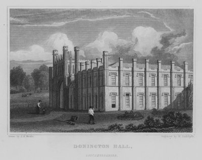Donington Hall, Leicestershire de John Preston Neale