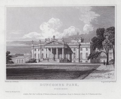 Parque Duncombe, Yorkshire de John Preston Neale